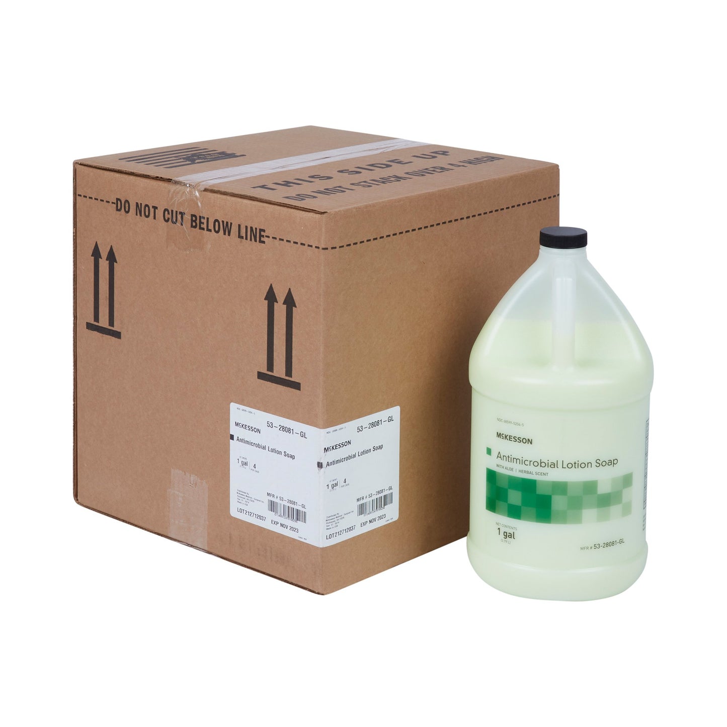 McKesson Antimicrobial Soap Lotion 1 gal. Jug Herbal Scent (937911_CS)