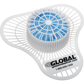 Global Industrial Non-Para Extra Strength Urinal Screen - Cherry 12 Screens/Case (WB640987)