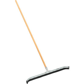Global Industrial 36" Curved Floor Squeegee With Wood Handle (WB641539)