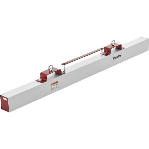 Global Industrial Hang-Type Magnetic Sweeper With Forklift Hanger, 60" Cleaning Width (WB641800)