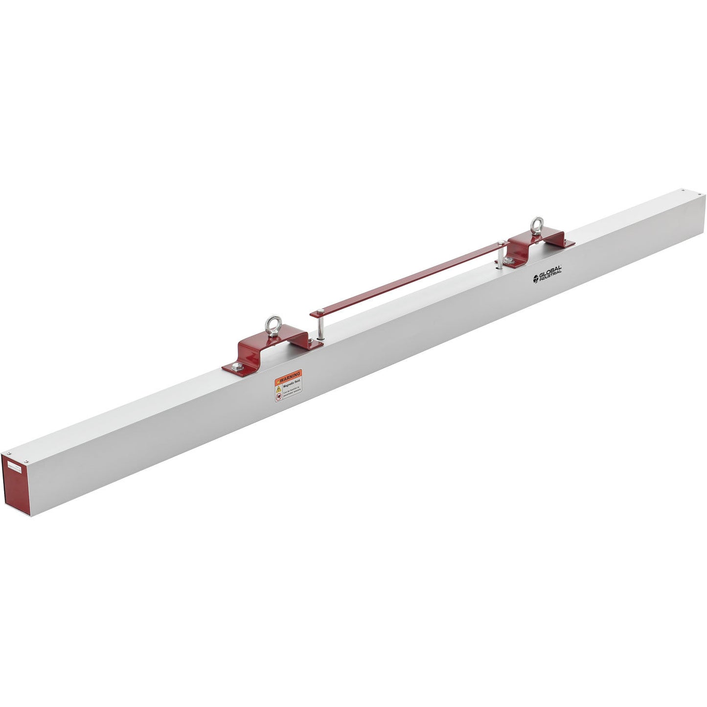Global Industrial Hang-Type Magnetic Sweeper With Forklift Hanger, 84" Cleaning Width (WB641802)