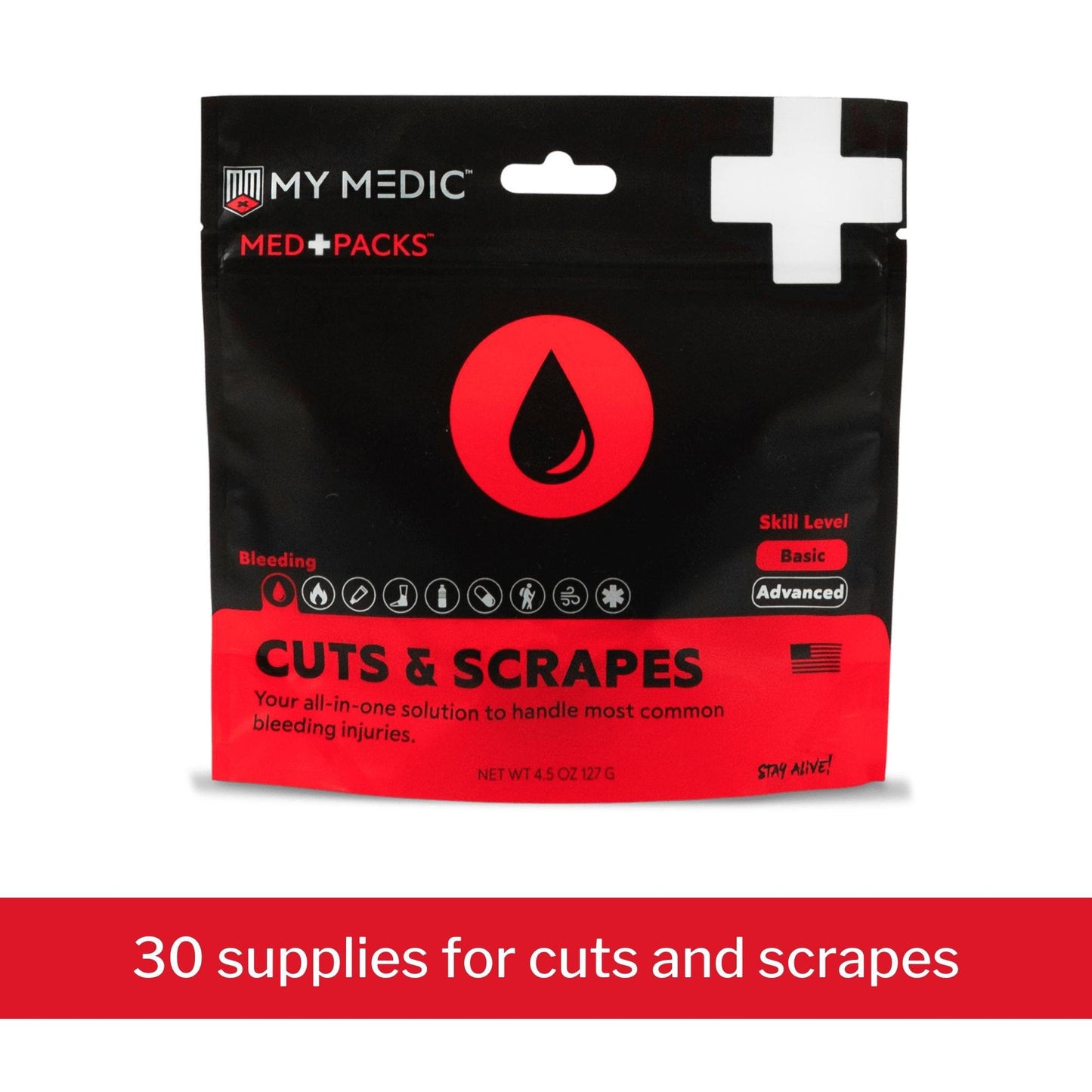 My Medic™ MED PACKS Cuts and Scrapes First Aid Kit Pouch (1207803_EA)
