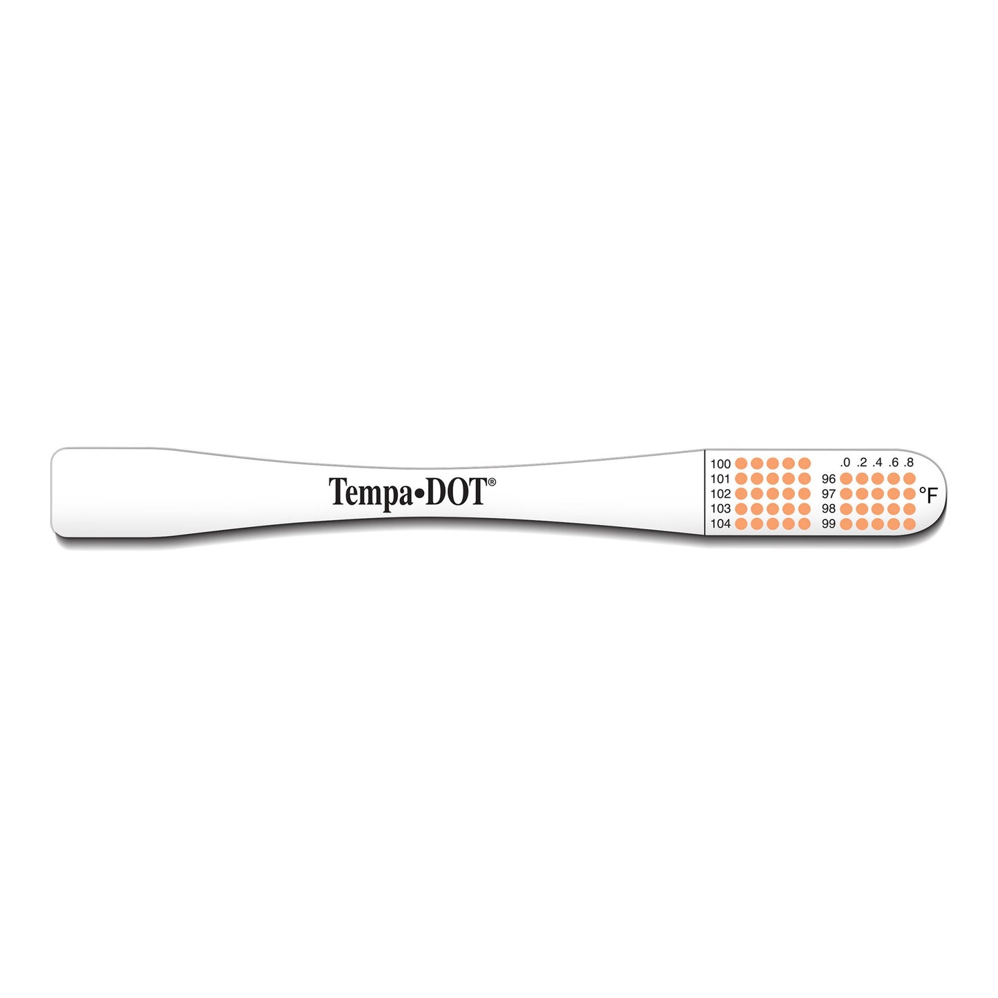 Tempa·DOT™ Disposable Oral Thermometer 99 to 104 °F Color Dots Display (144485_BX)