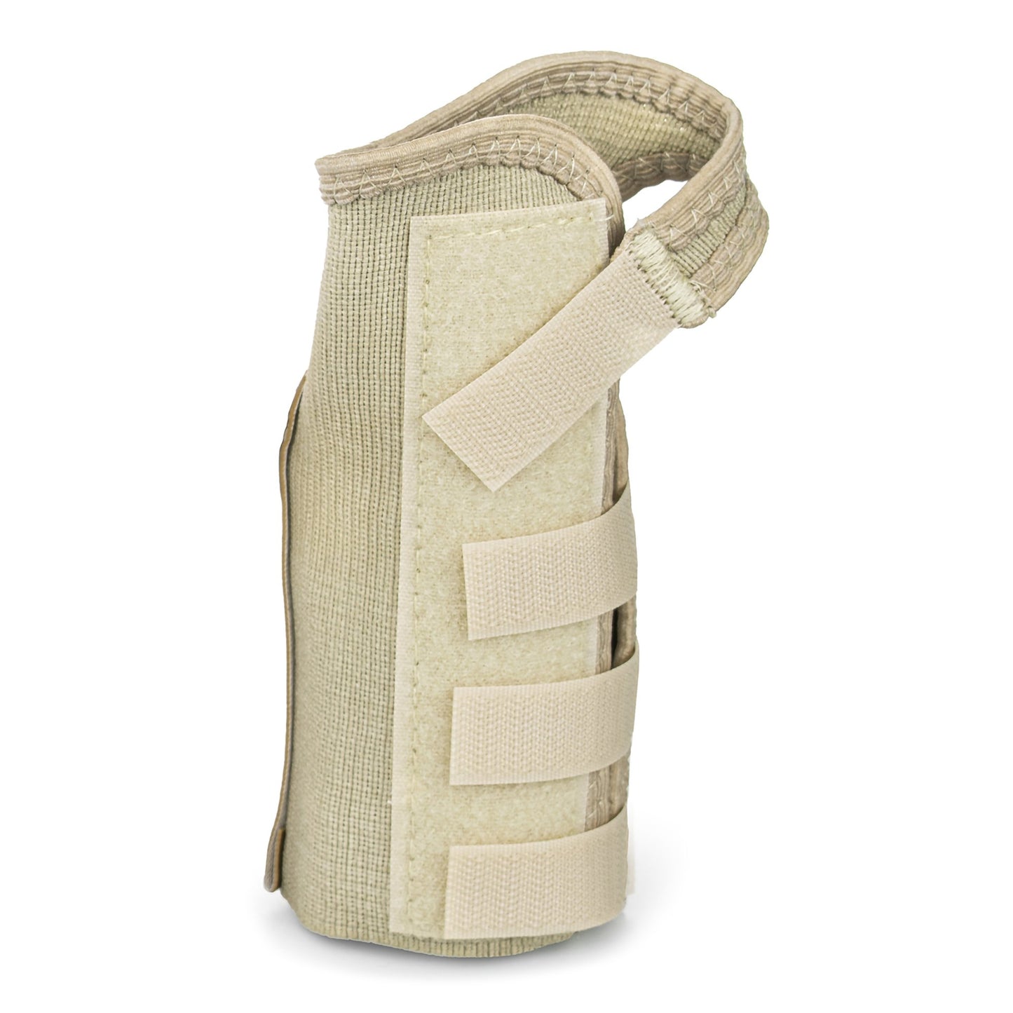 McKesson Wrist Brace Low Profile / Contoured / Wraparound Aluminum / Cotton / Elastic Left Hand Beige X-Large (1159160_EA)