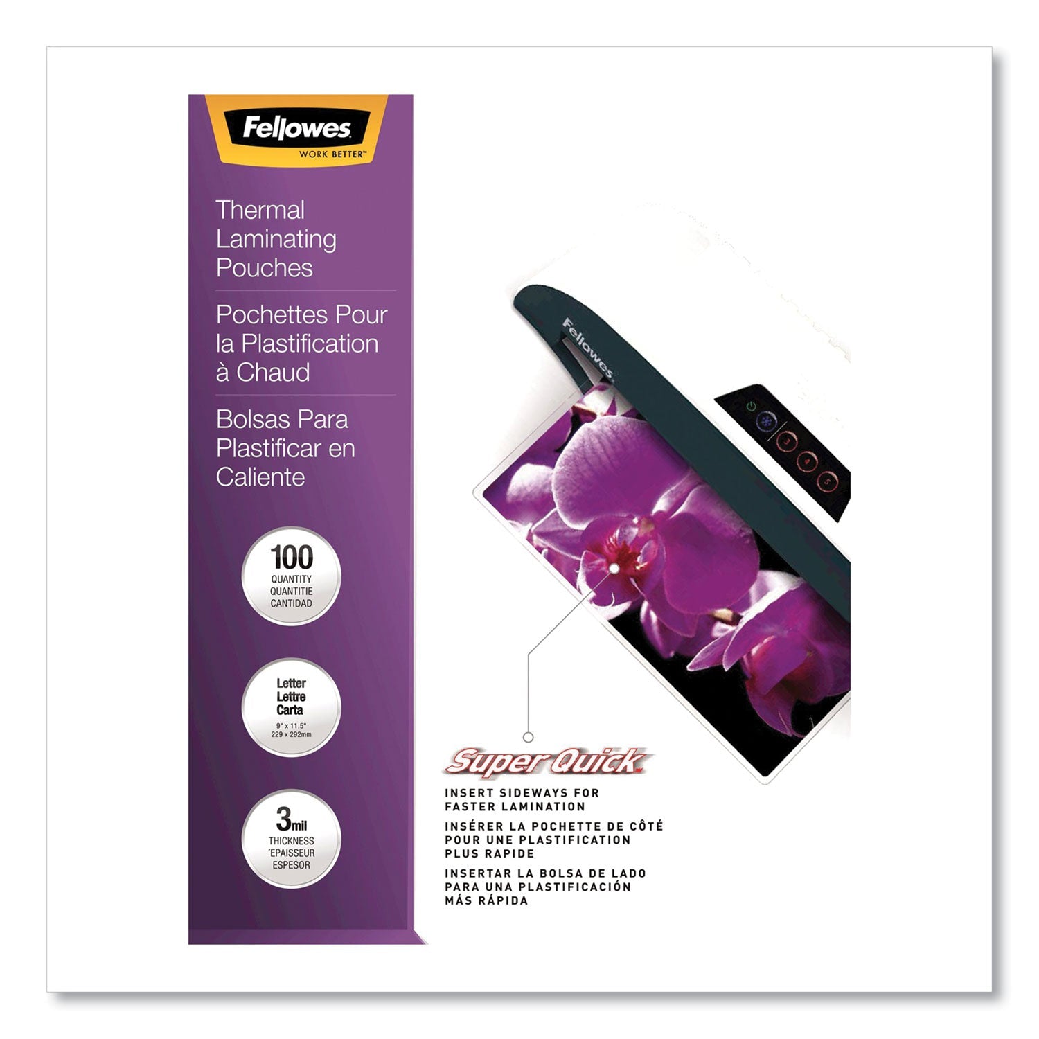 fellowes-r-superquick-thermal-laminating-pouches-3-mil-9-x-11-5-gloss-clear-100-pack-fel5245801_1