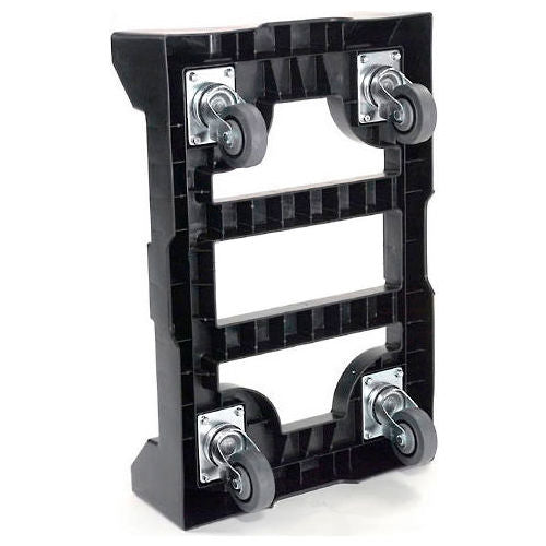 Global Industrial Plastic Container Dolly W/Casters, 27-1/2"Lx18"W, 650 Lb. Capacity (WB652754)