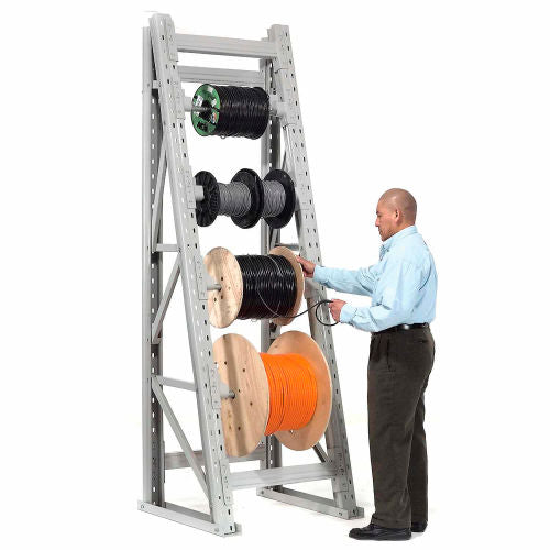 Global Industrial Reel Rack Starter Unit 24"W x 36"D x 96"H (WB653174)