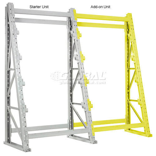 Global Industrial Reel Rack Add-On Unit 48"W x 36"D x 120"H (WB653192)