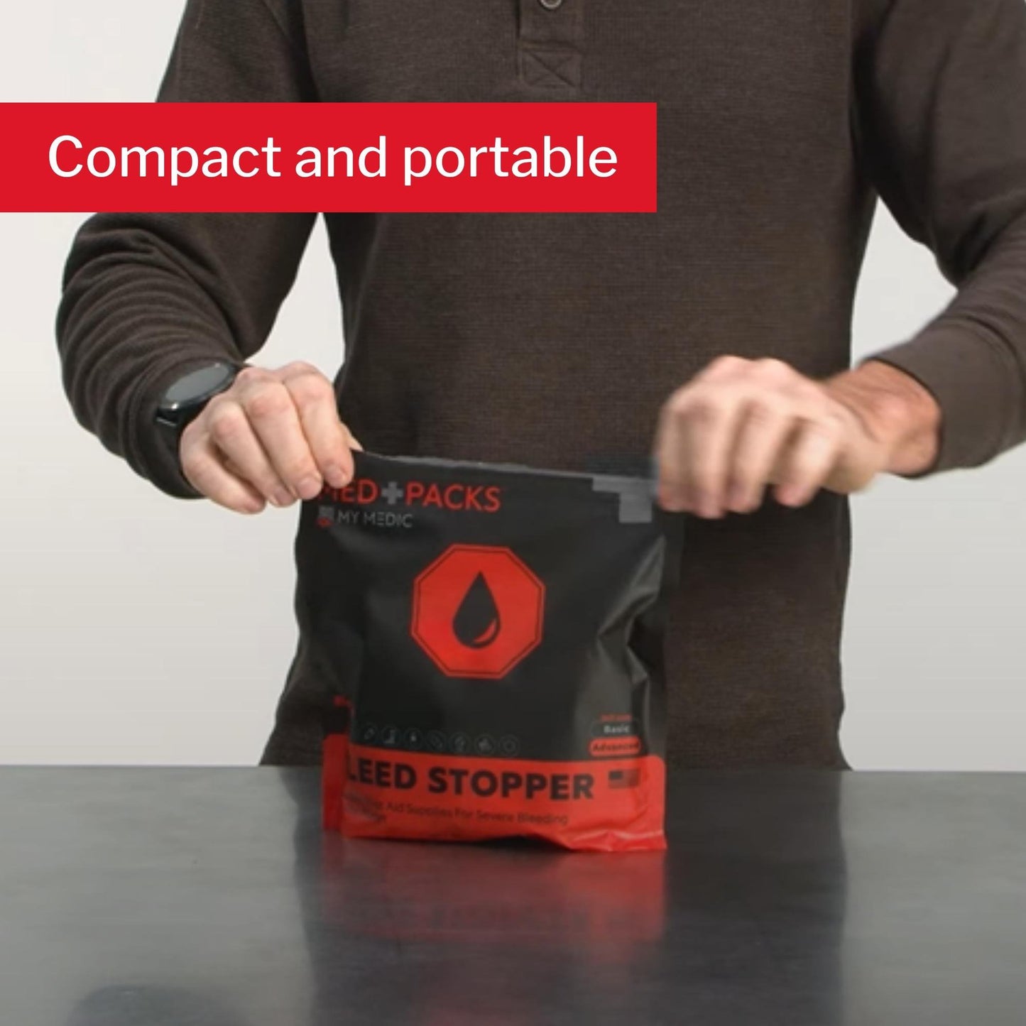 My Medic™ MED PACKS Bleed Stopper First Aid Kit Plastic Pouch (1207741_EA)