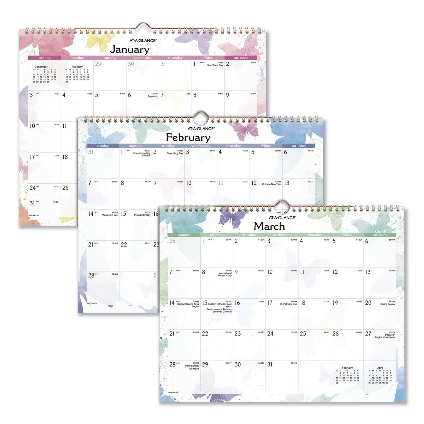 at-a-glance-watercolors-recycled-monthly-wall-calendar-num-aagpm91707_2