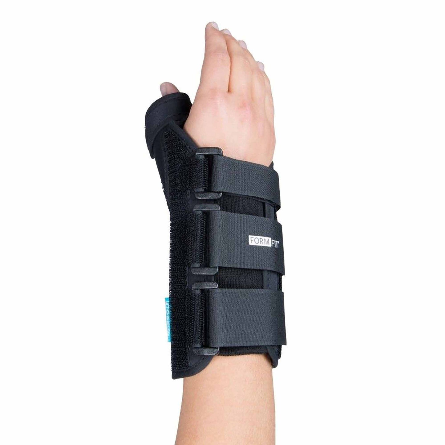 Ossur® Formfit® Thumb Spica Large D-Ring / Hook and Loop Strap Closure Right Hand Black (341422_EA)