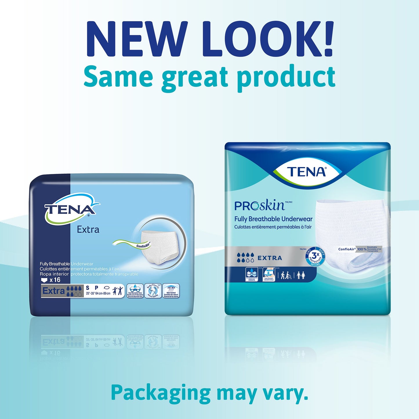 TENA® ProSkin™ Extra Unisex Adult Absorbent Underwear Pull On with Tear Away Seams Large Disposable Moderate Absorbency (978893_BG)