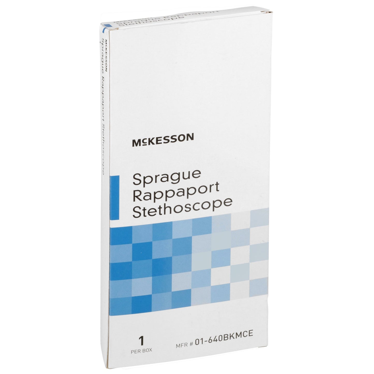 McKesson Sprague Stethoscope Black 2-Tube 16 Inch Tube Double Sided Chestpiece (761428_EA)