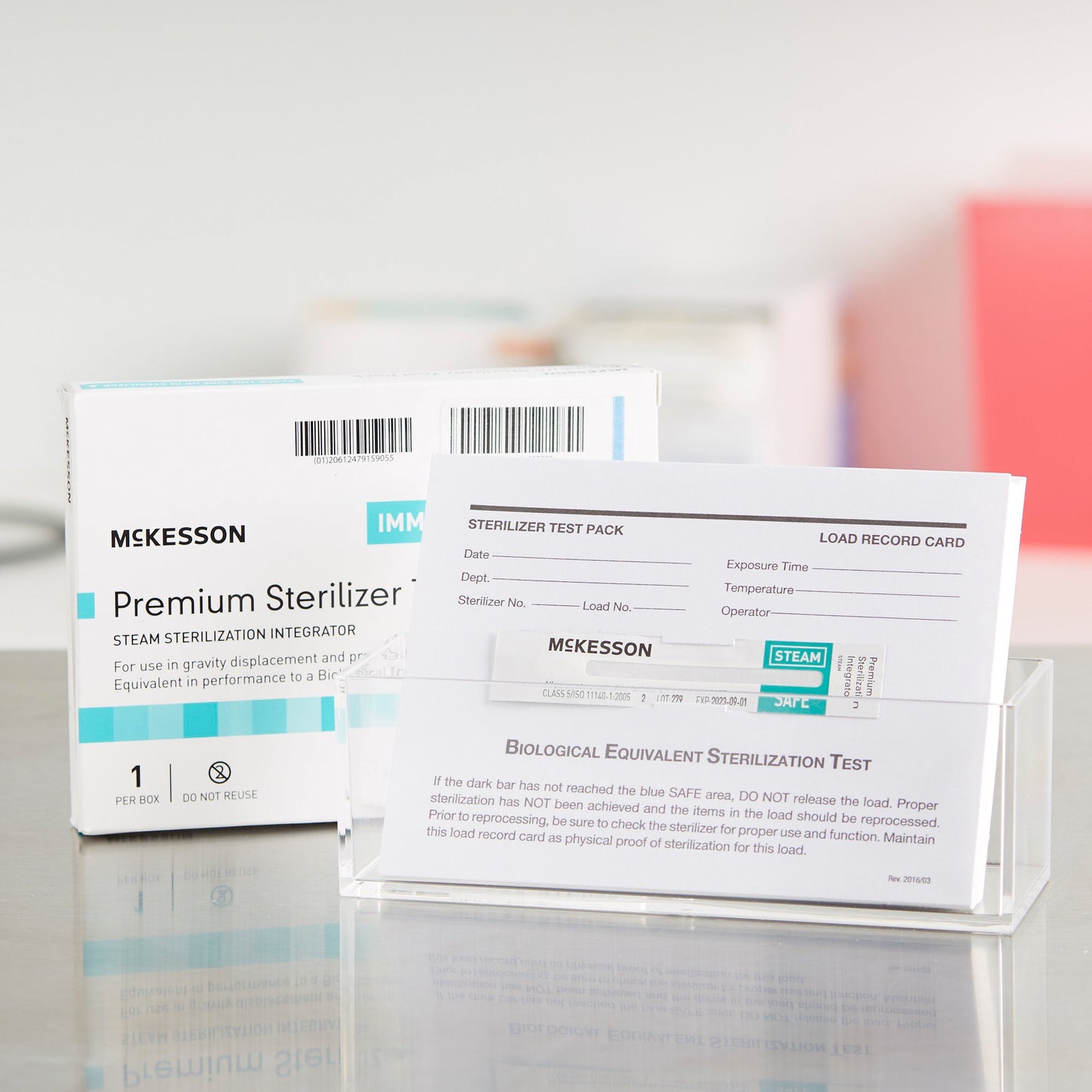 McKesson Sterilization Chemical Integrator Pack Steam (524538_CS)