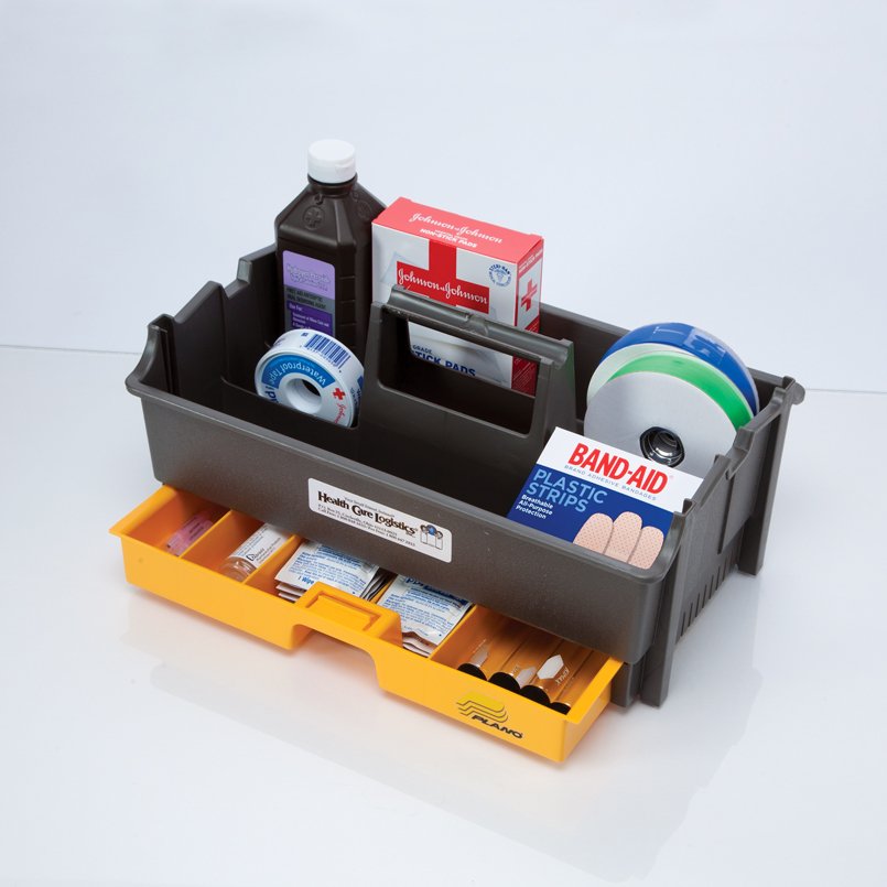 Health Care Logistics Carry Caddy with Drawer 6.81 X 9.19 X 14.75 Inch HDPE (841909_EA)