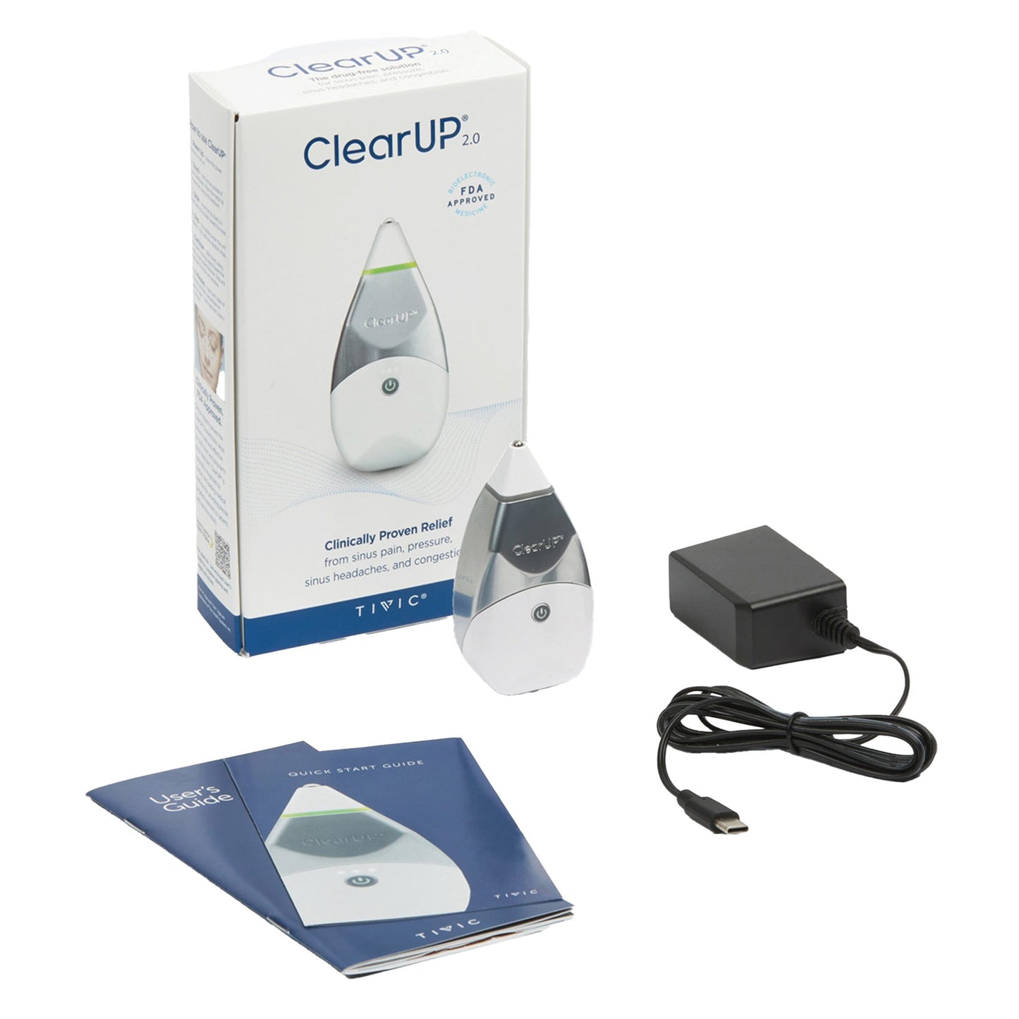 Tivic ClearUP® 2.0 Bioelectronic Sinus Relief Device Tivic ClearUP® 2.0 (1246880_EA)