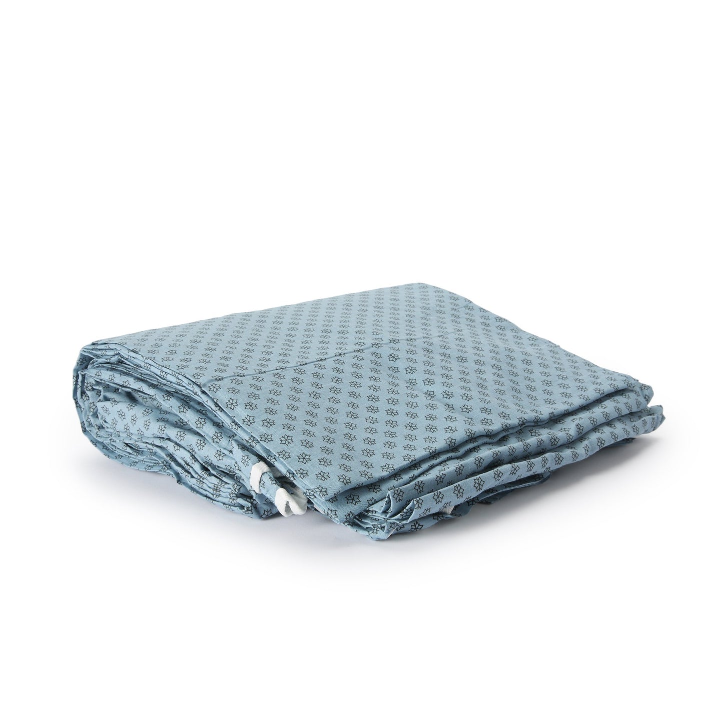 Lew Jan Textile Patient Exam Gown One Size Fits Most Blue / White Print Reusable (1057875_DZ)