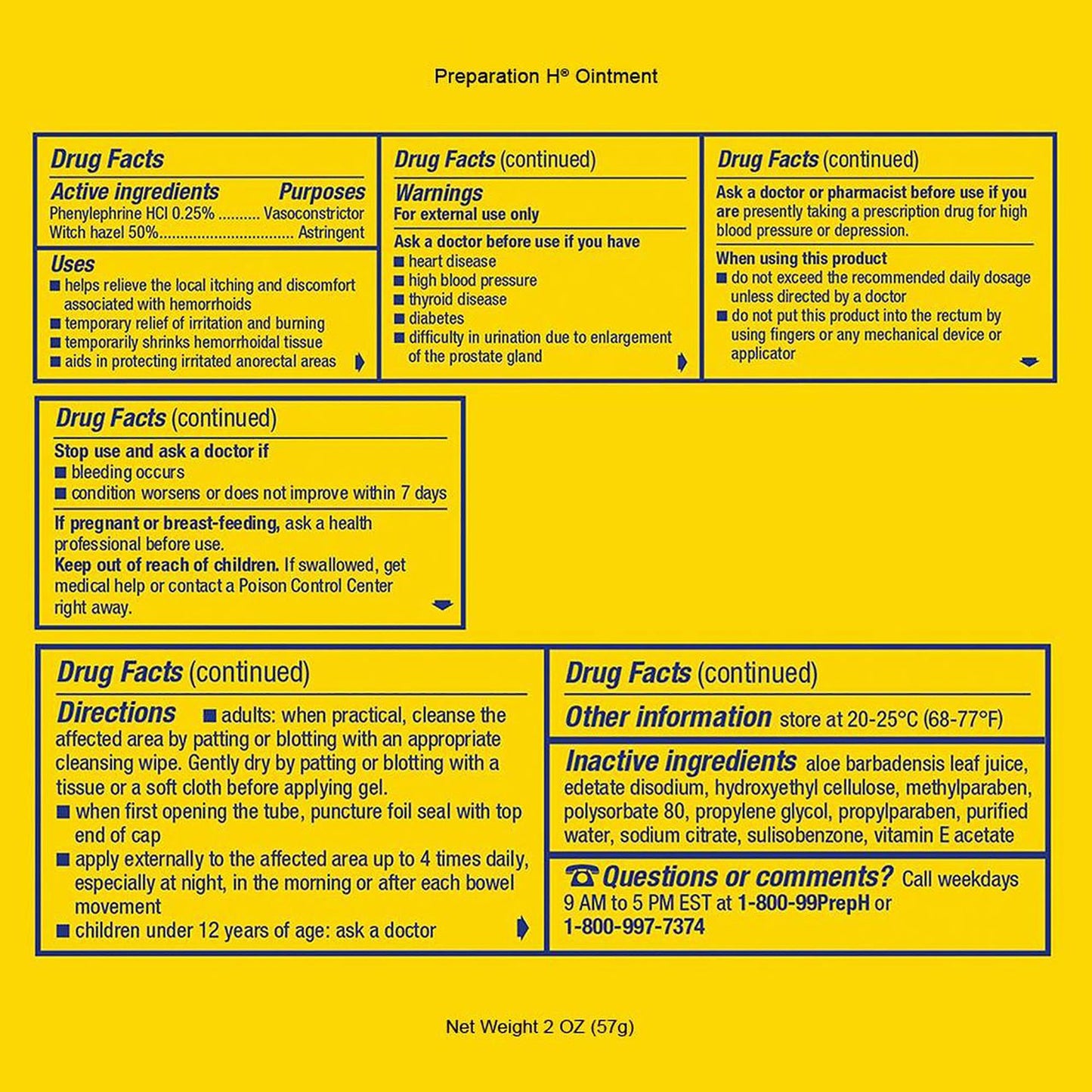 Preparation H® Hemorrhoid Relief Ointment 2 oz. (1138644_EA)