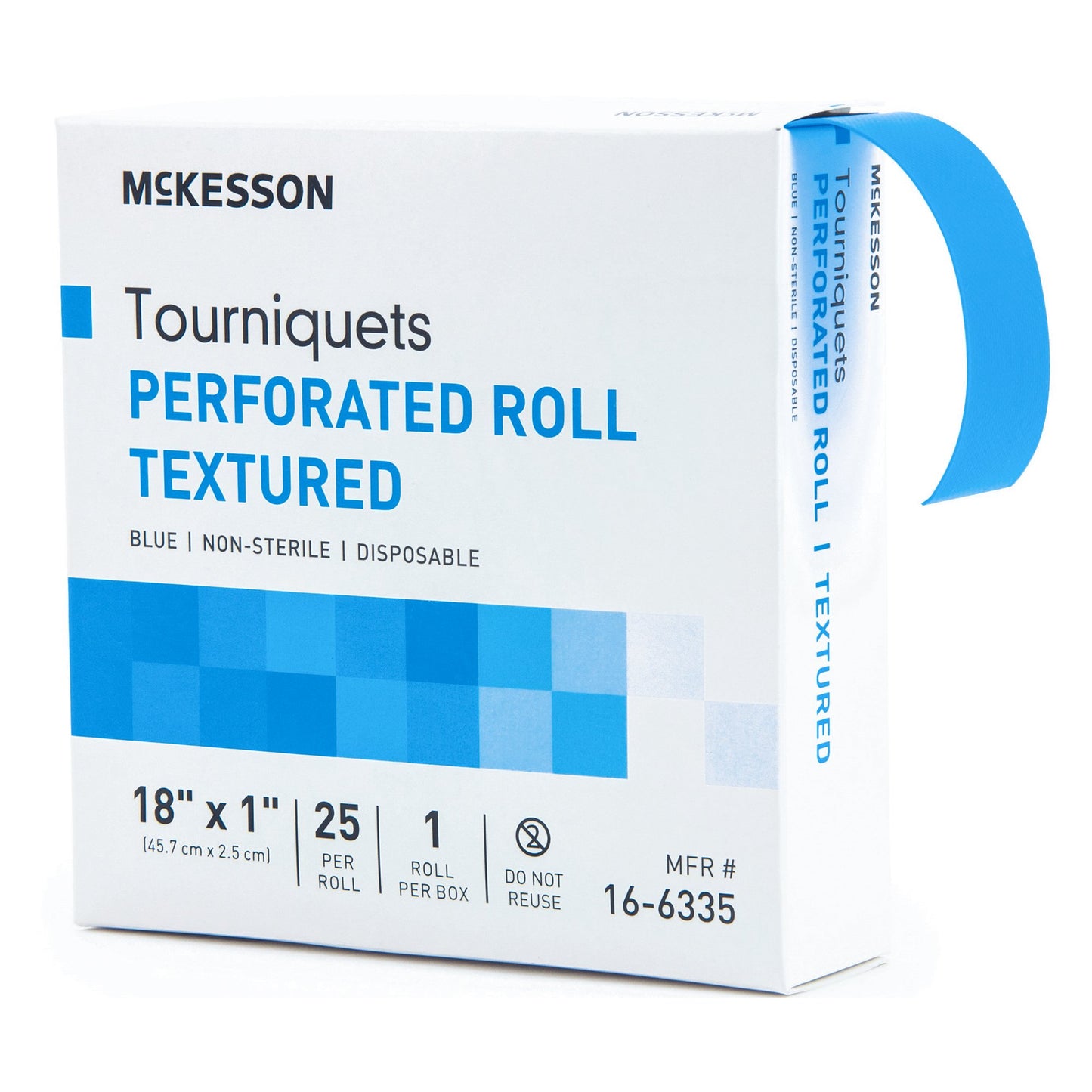McKesson Tourniquet Strap 18 Inch Length Rolled and Banded (520569_BX)