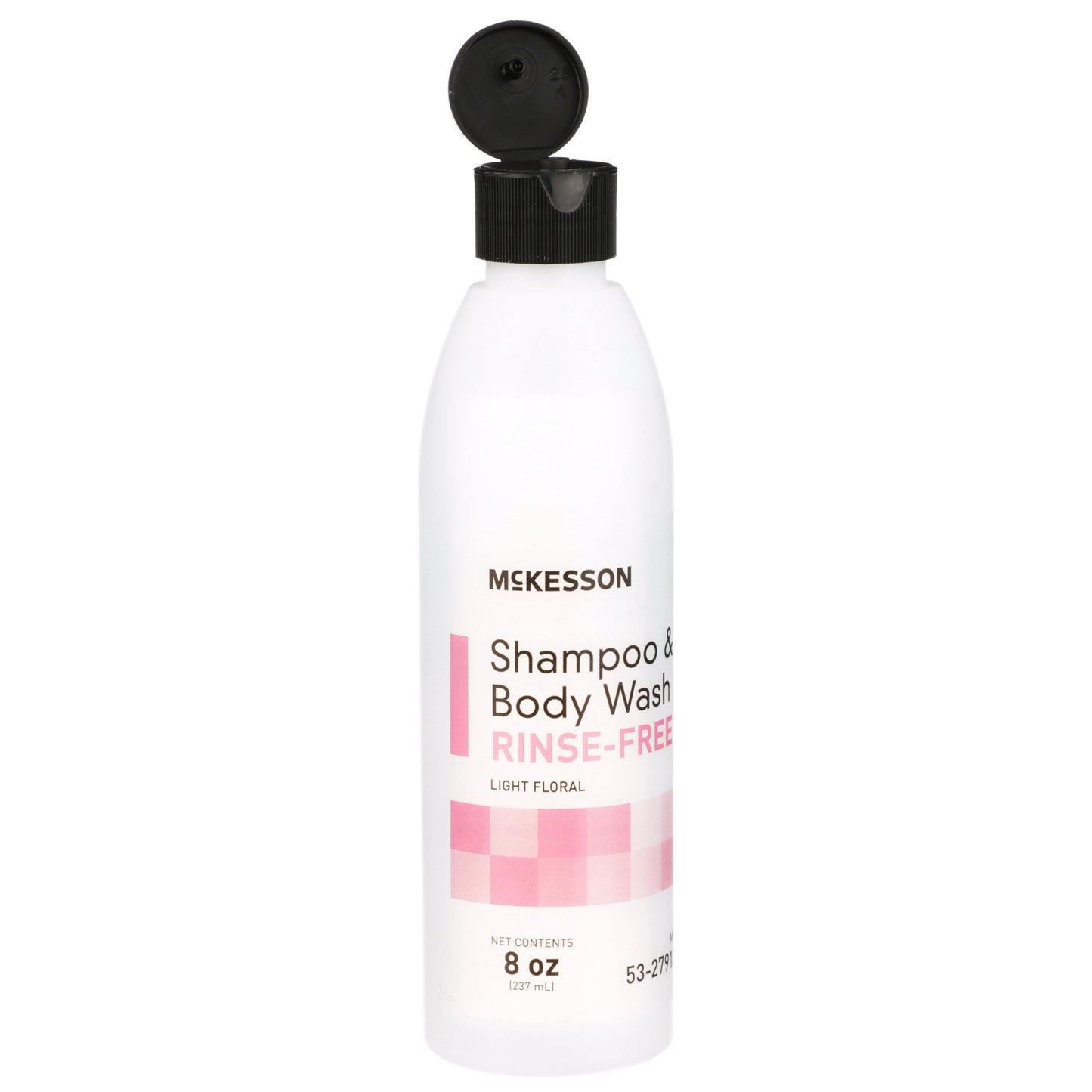 McKesson Rinse-Free Shampoo and Body Wash 8 oz. Flip Top Bottle Light Floral Scent (877023_CS)