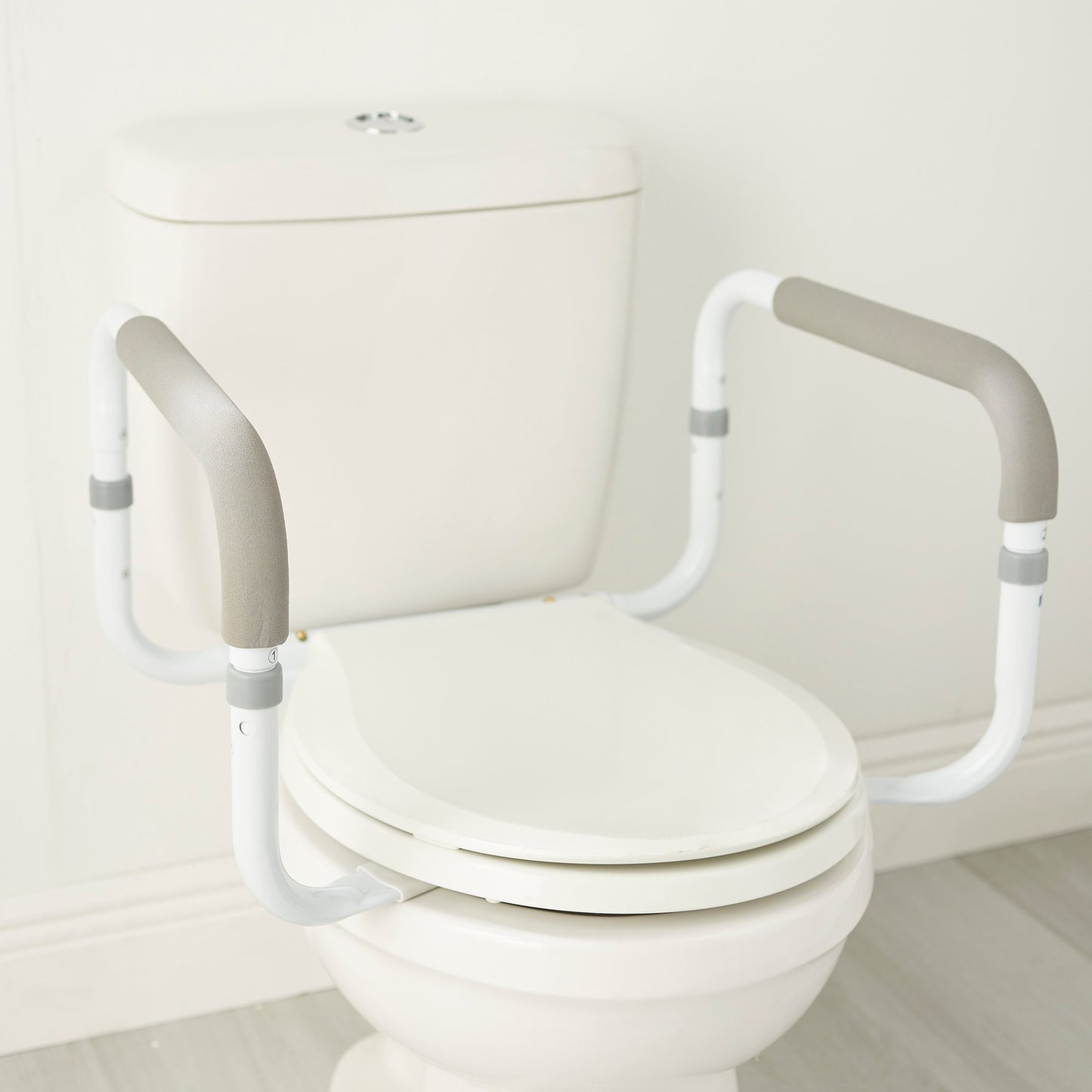 McKesson Toilet Safety Rail White Steel (1095389_CS)