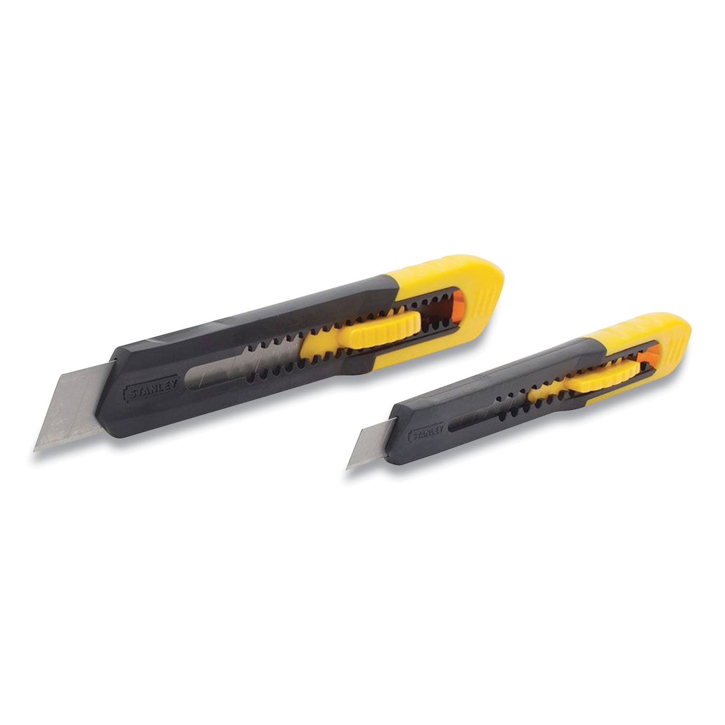 stanley-r-two-pack-quick-point-snap-off-blade-utility-knife-9-mm-and-18-mm-blades-yellow-black-bos10202_1