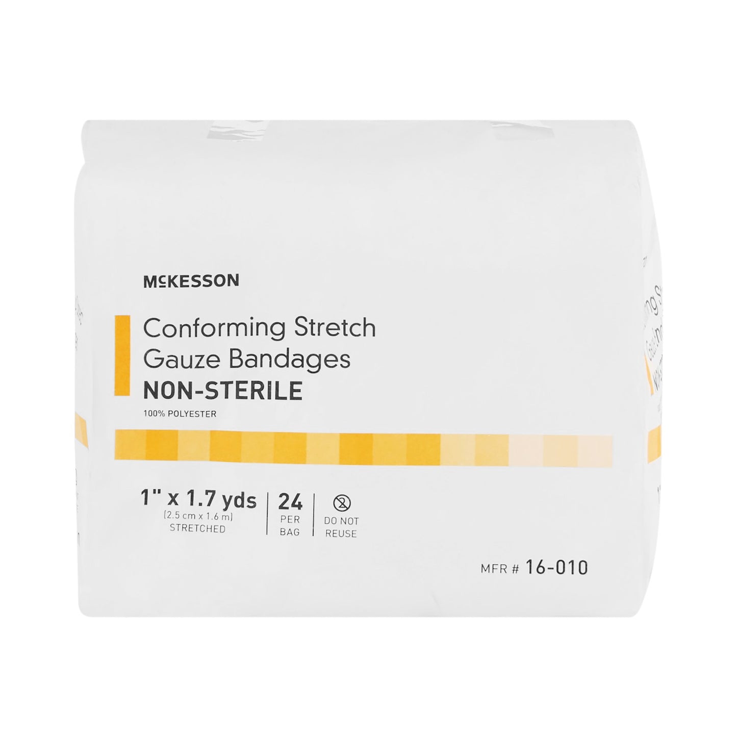 McKesson Conforming Bandage 1 Inch X 1-7/10 Yard NonSterile 24 per Pack (993036_CS)
