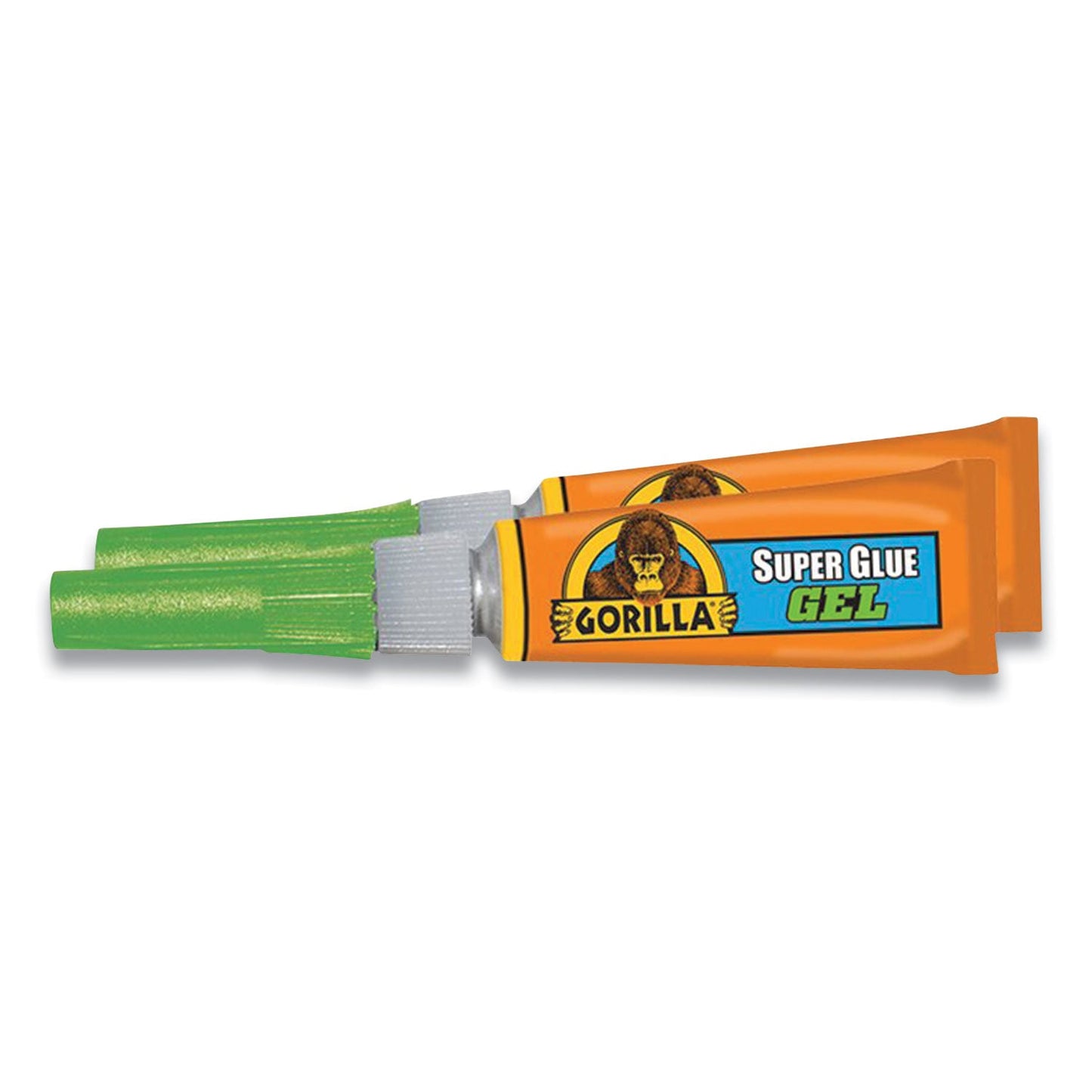 Gorilla Super Glue Gel, Two 0.11 oz Tubes, Dries Clear (GOR7820001)