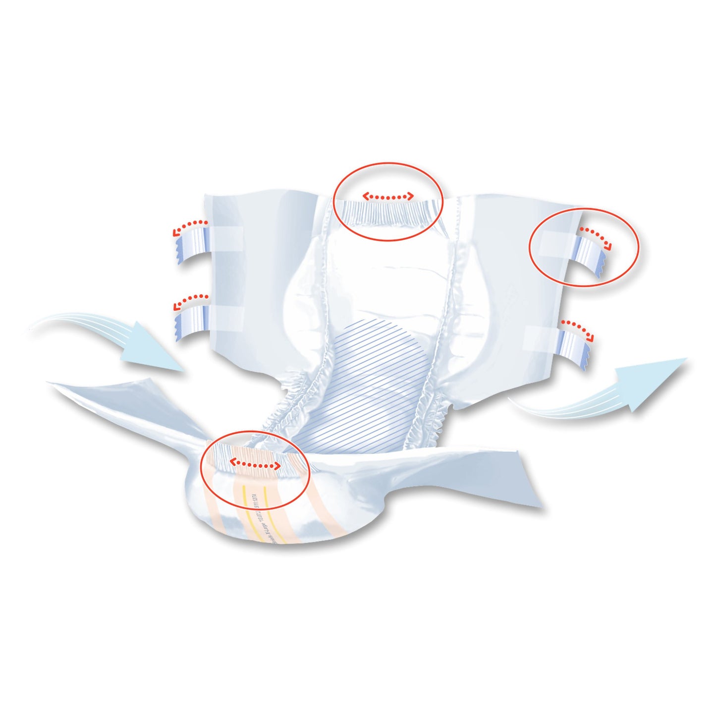 Seni® Super Unisex Adult Incontinence Brief X-Large Disposable Heavy Absorbency (1163865_PK)