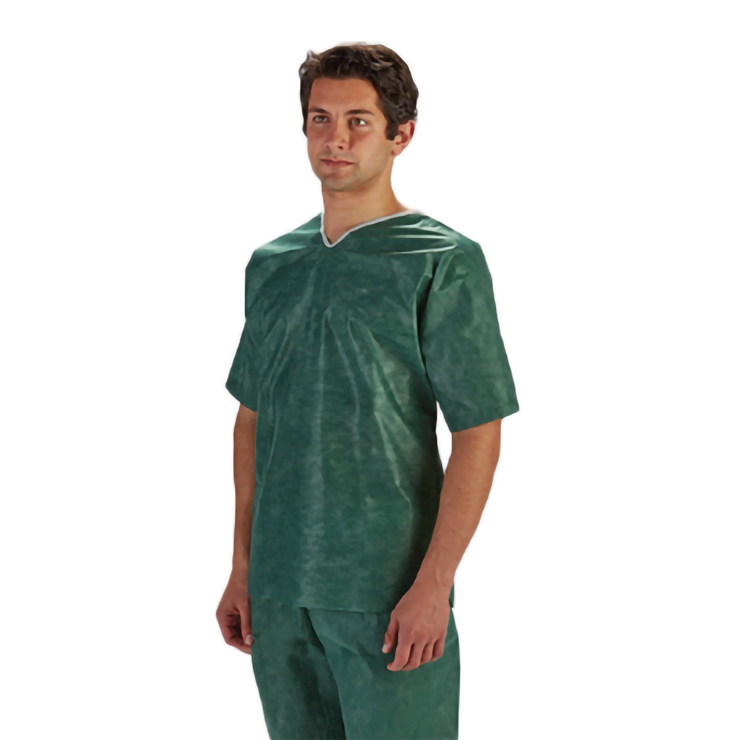Barrier® Scrub Shirt 2X-Large Green 3 Pockets Short Sleeve Unisex (683526_BG)