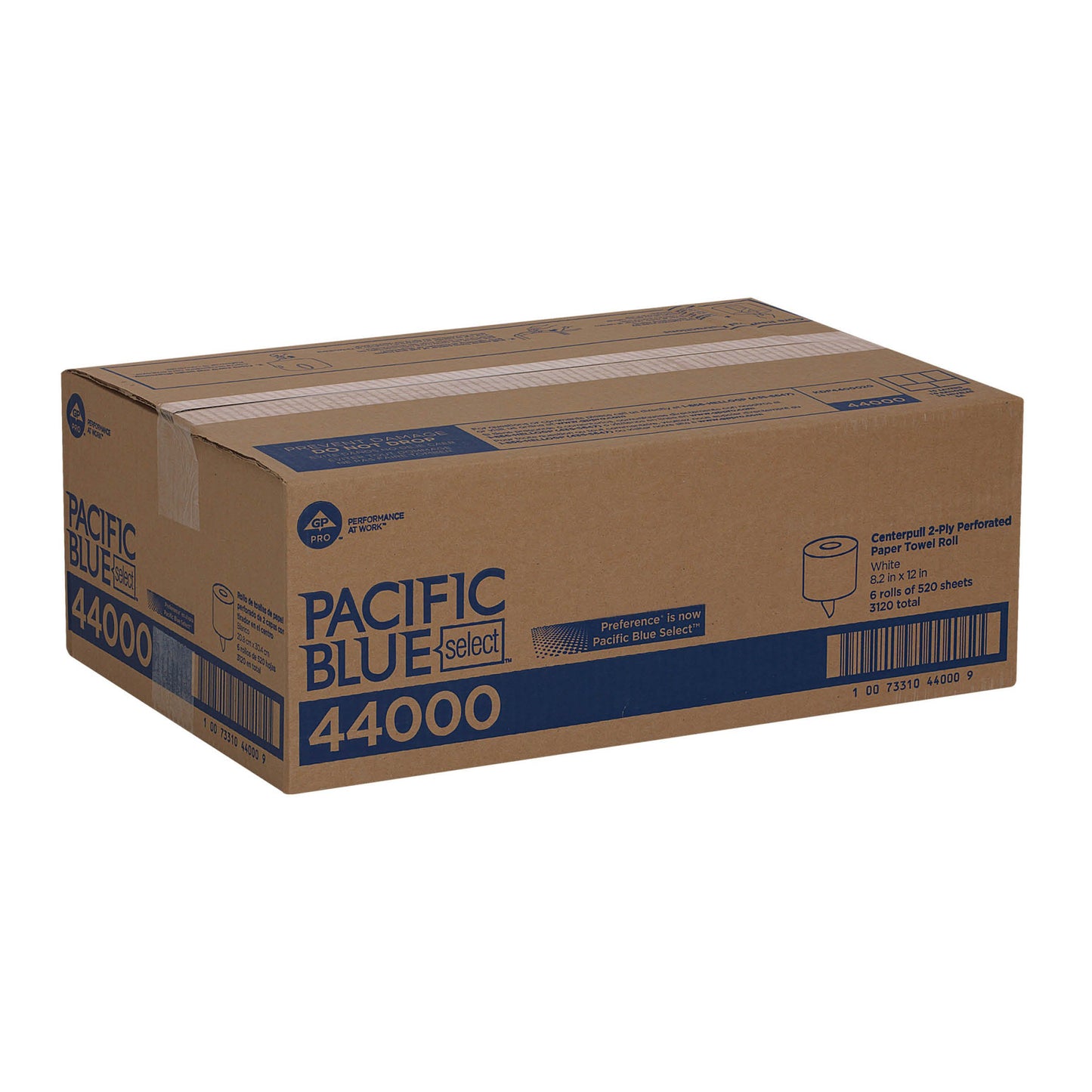 Pacific Blue Select™ Paper Towel Perforated Center Pull Roll 8-1/4 X 12 Inch (353463_CS)