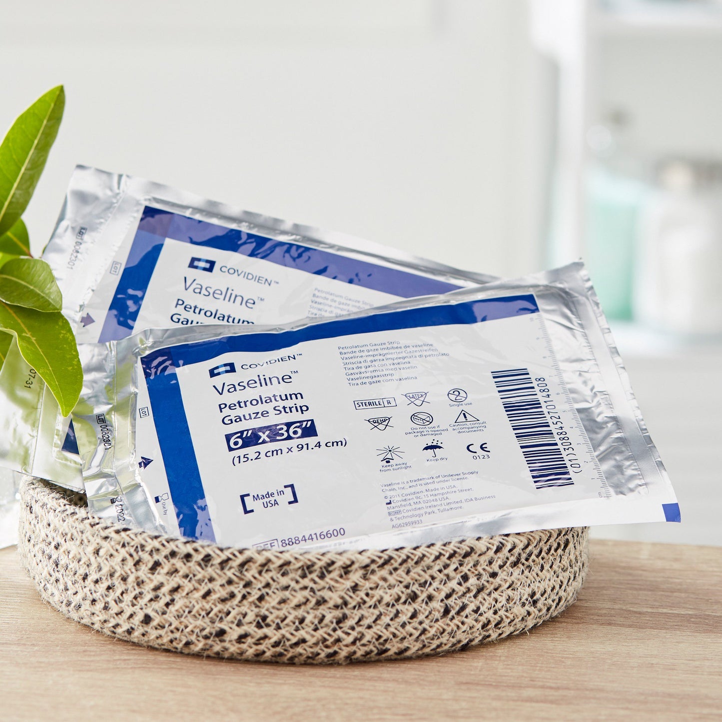 Vaseline® Petrolatum Impregnated Dressing Rectangle 6 X 36 Inch Sterile (32728_EA)