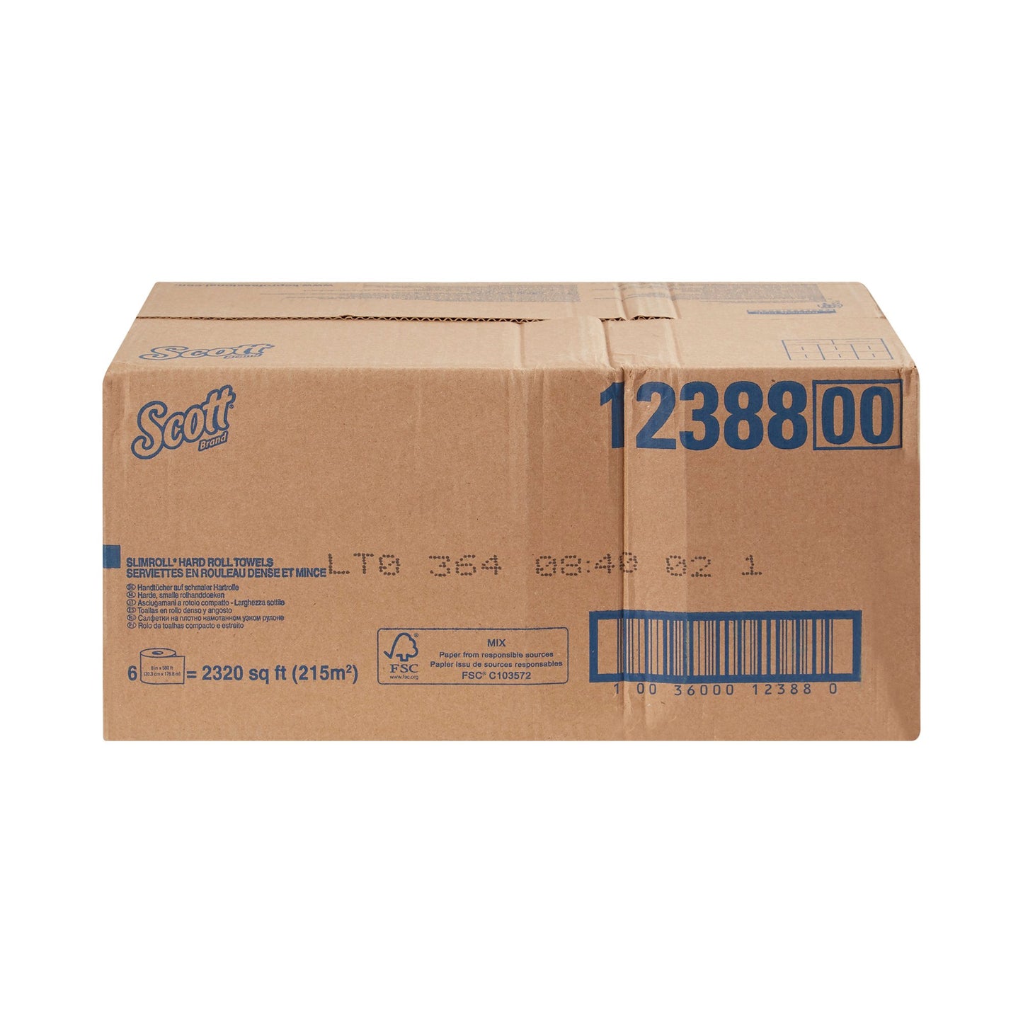 Scott® Slimroll® Paper Towel Roll 8 Inch X 580 Foot (740536_CS)