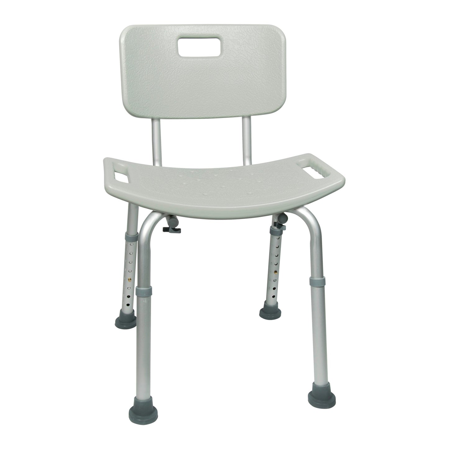 McKesson Bath Bench Without Arms Aluminum Frame Removable Backrest 19-1/4 Inch Seat Width 300 lbs. Weight Capacity (1065208_EA)