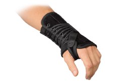 Breg® Wrist Brace Aluminium / Felt / Suede Left Hand Black One Size Fits Most (958695_EA)