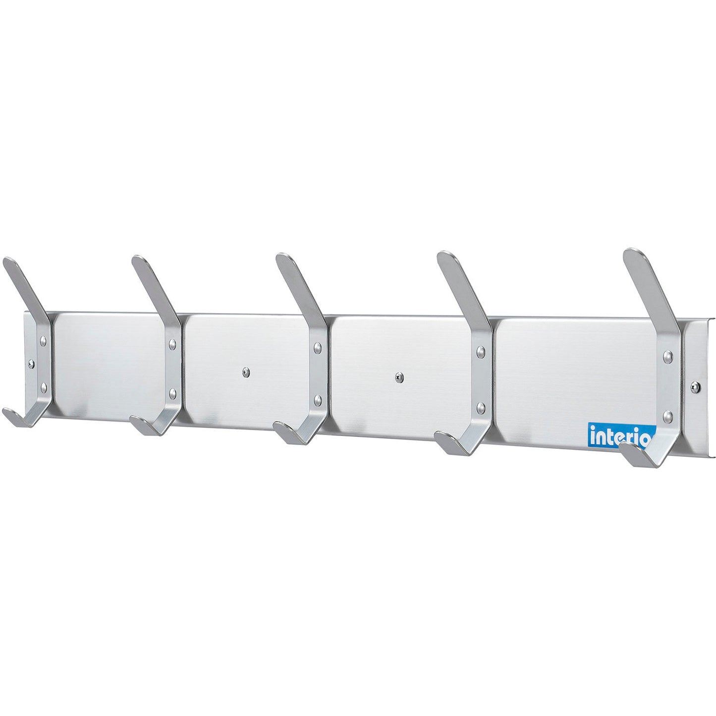 Interion 36"W Coat Rack with 5 Hook - Silver (WB695715)