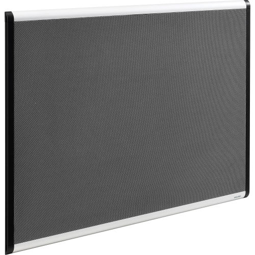 Global Industrial Fabric Mesh Bulletin Board, 48"W x 36"H, Gray (WB695877GY)