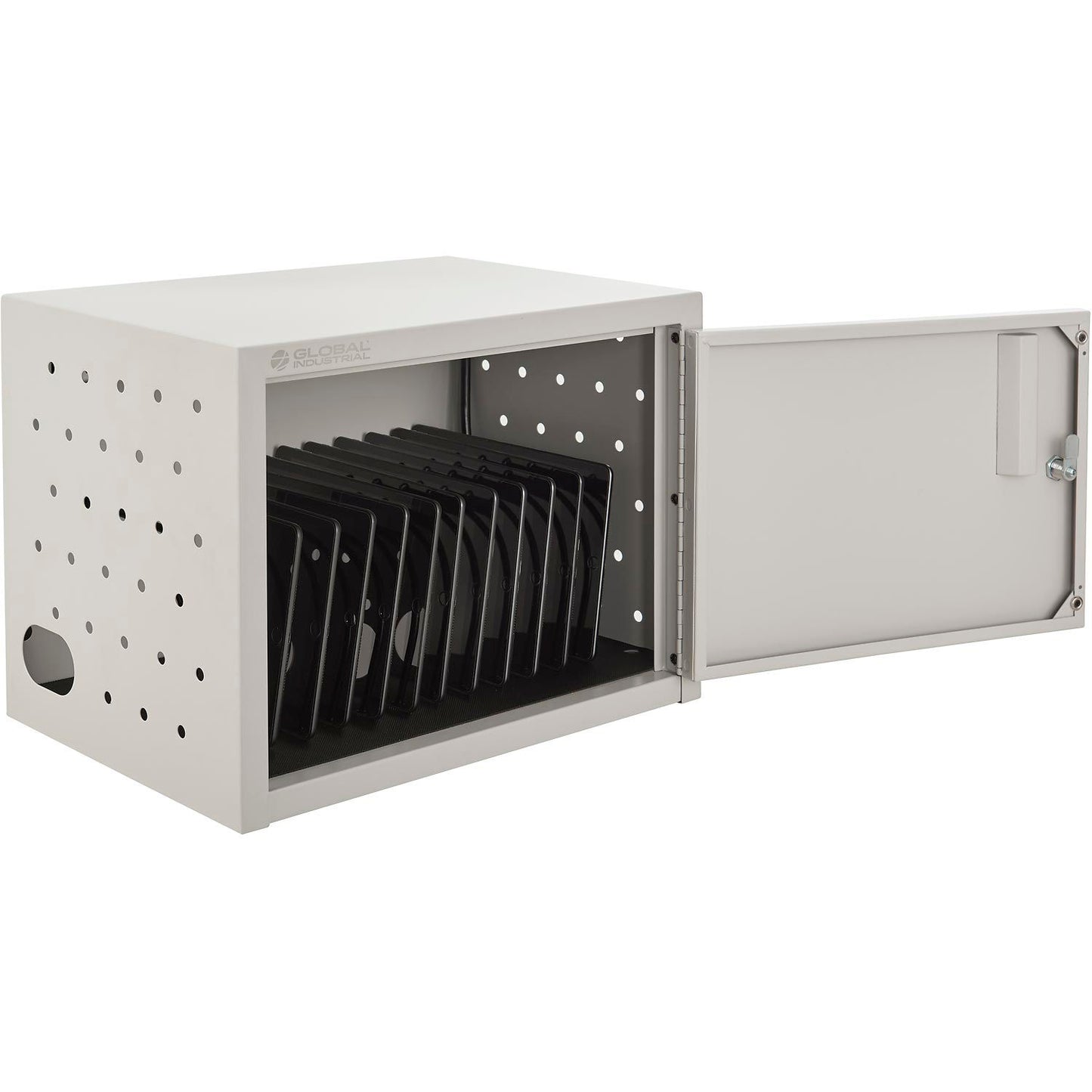 Global Industrial Wall/Desk Tablet Charging Cabinet For 12 Devices, Beige (WB695967)