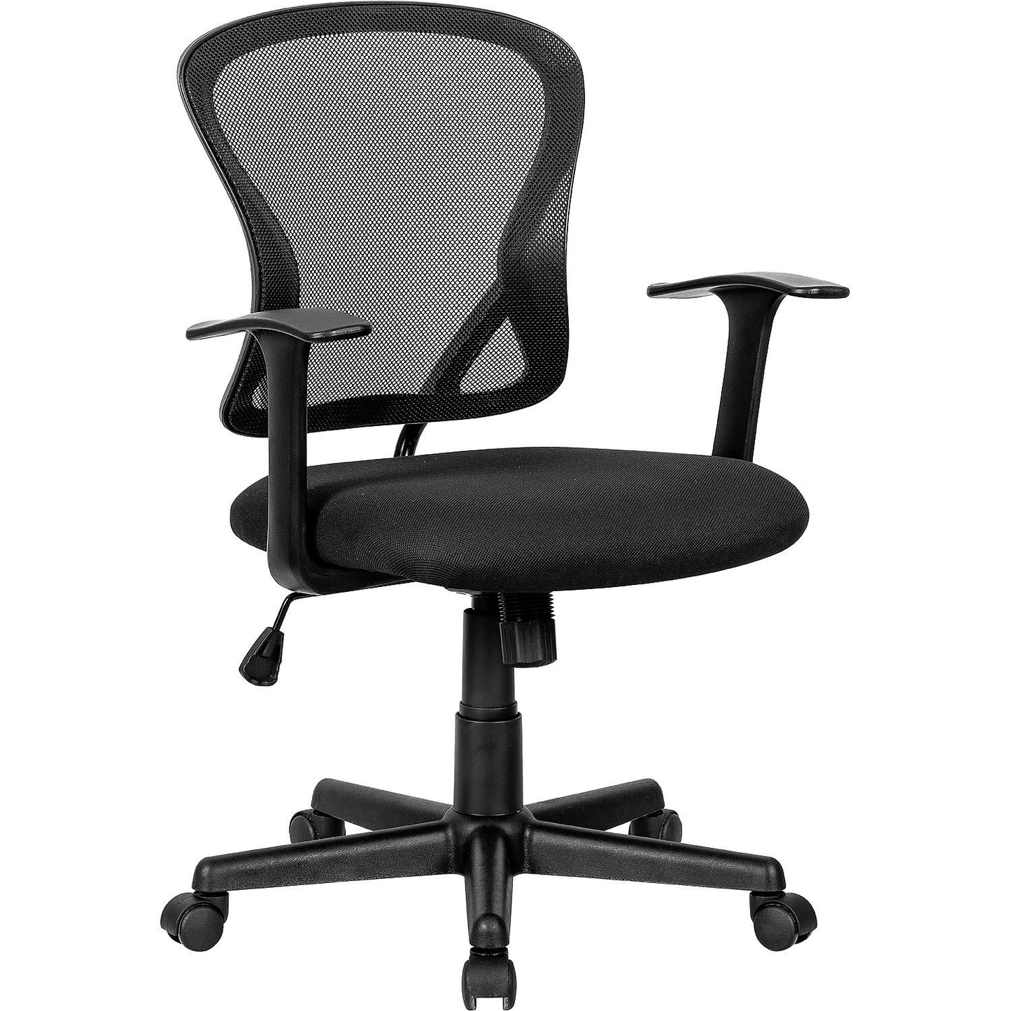 Interion Mesh Back Office Chair, Fabric Seat, Black (WB695970)