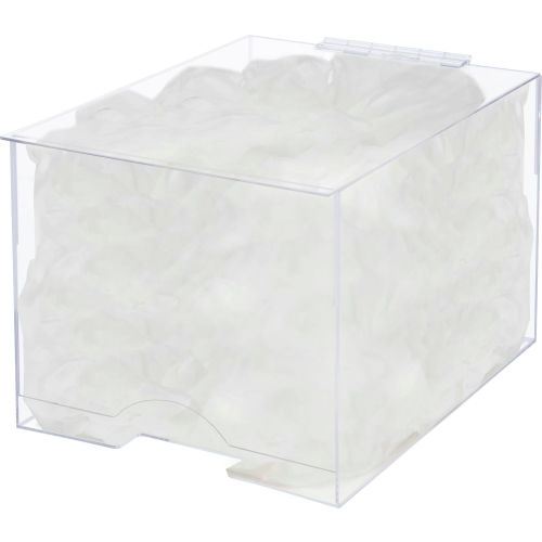 Global Industrial Acrylic Lab Coat & Isolation Gown Dispenser with Lid, Clear (WB695988)