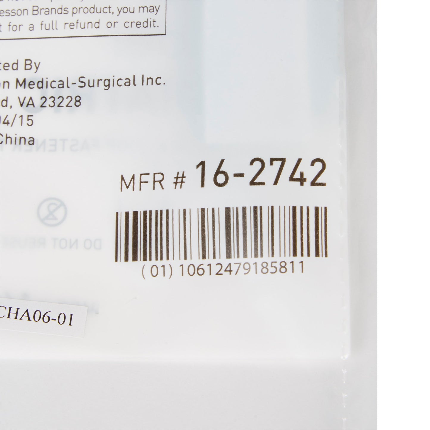 McKesson Tracheostomy Tube Holder 3/4 X 9 Inch Pediatric (545092_BX)