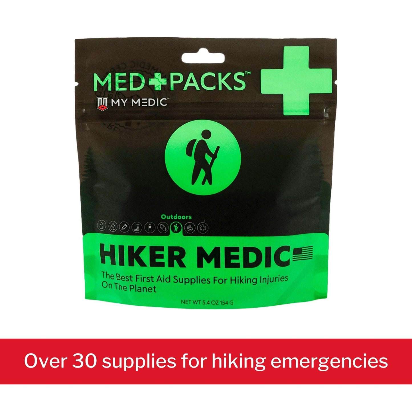 My Medic™ MED PACKS Hiker Medic First Aid Kit Plastic Pouch (1207734_EA)