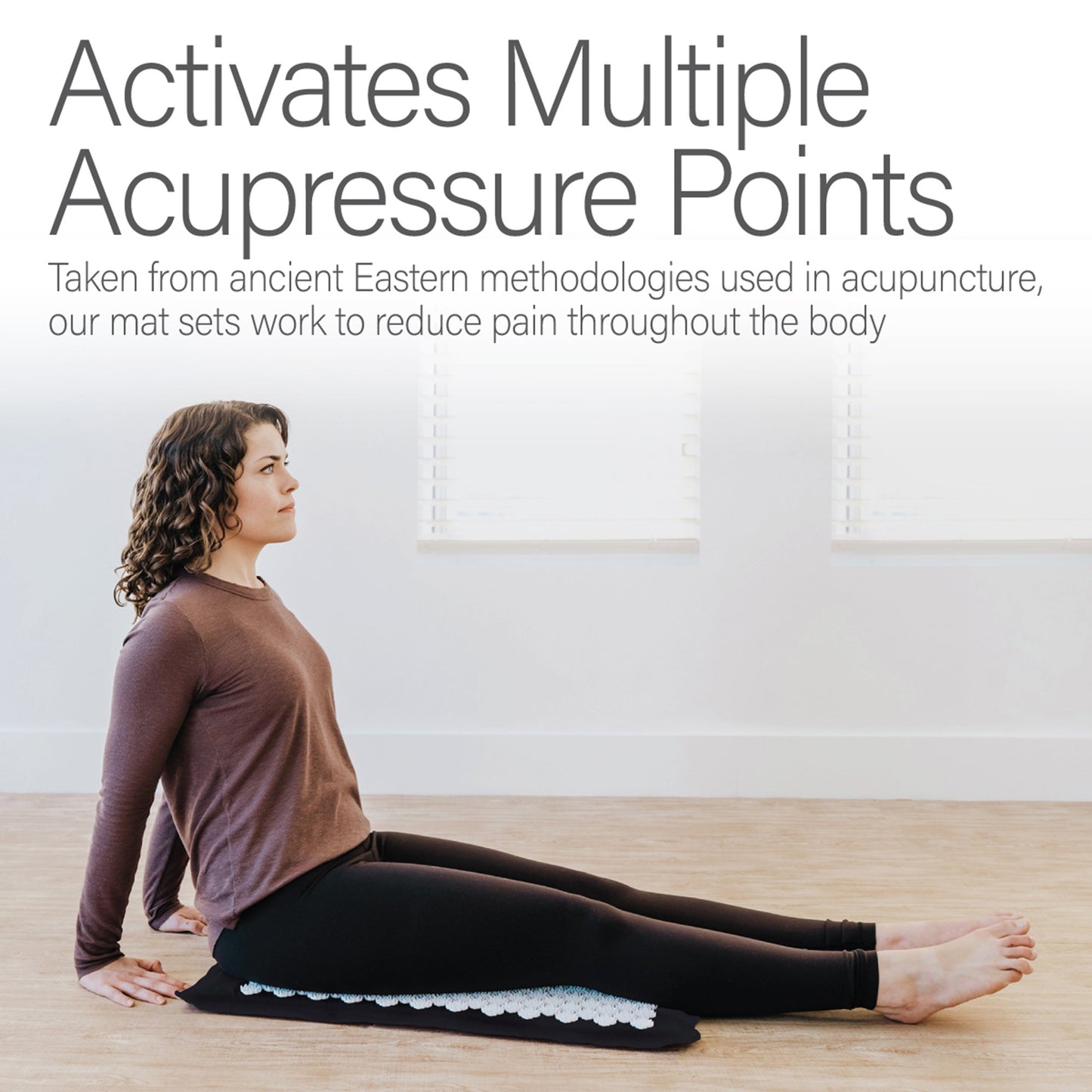 Kanjo Acupressure Mat Set Mat: 17 X 28 Inch / Pillow: 6 X 14 Inch (1236429_ST)