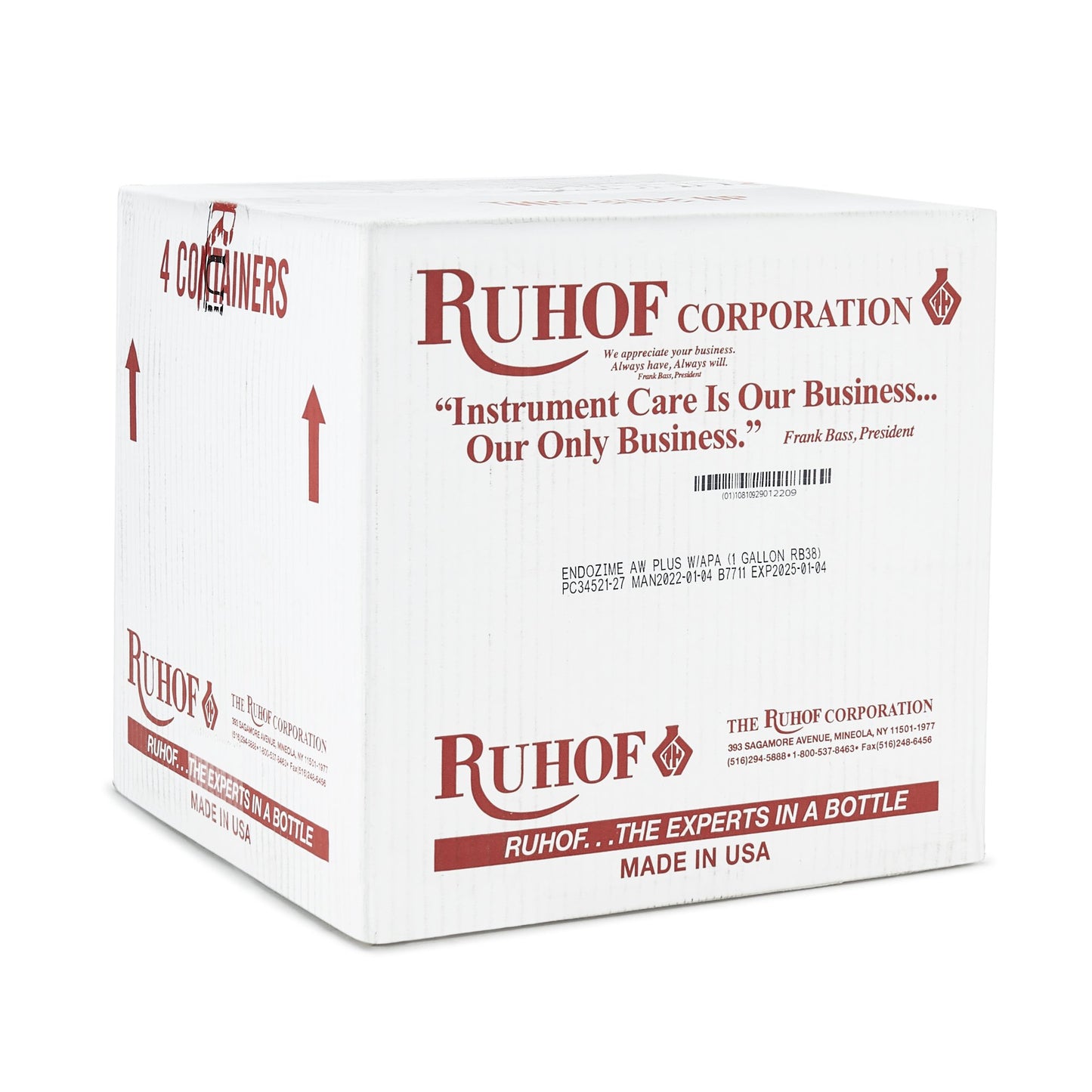 Endozime® AW Triple Plus® with APA Multi-Enzymatic Instrument Detergent Liquid 1 gal. Jug Tropical Scent (866176_EA)