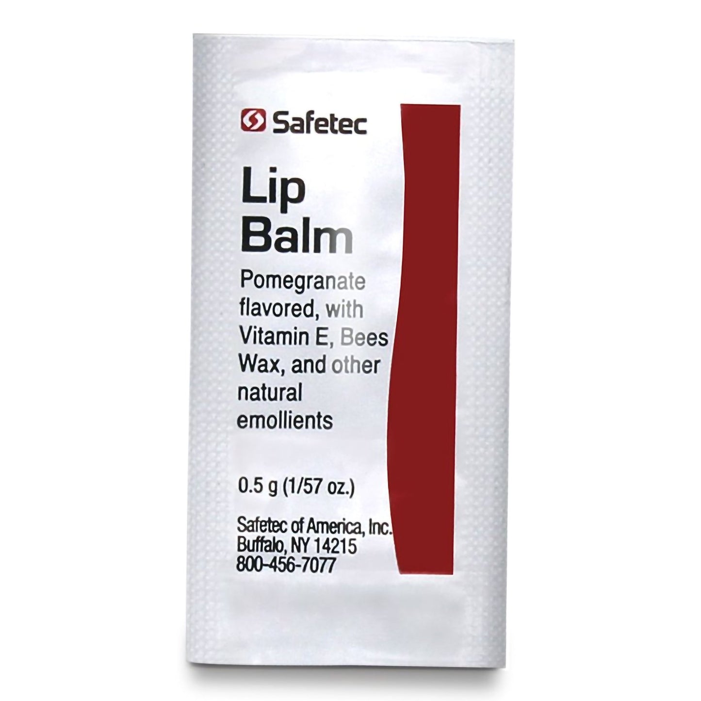 Safetec Lip Balm 0.5 Gram Individual Packet (955092_BX)