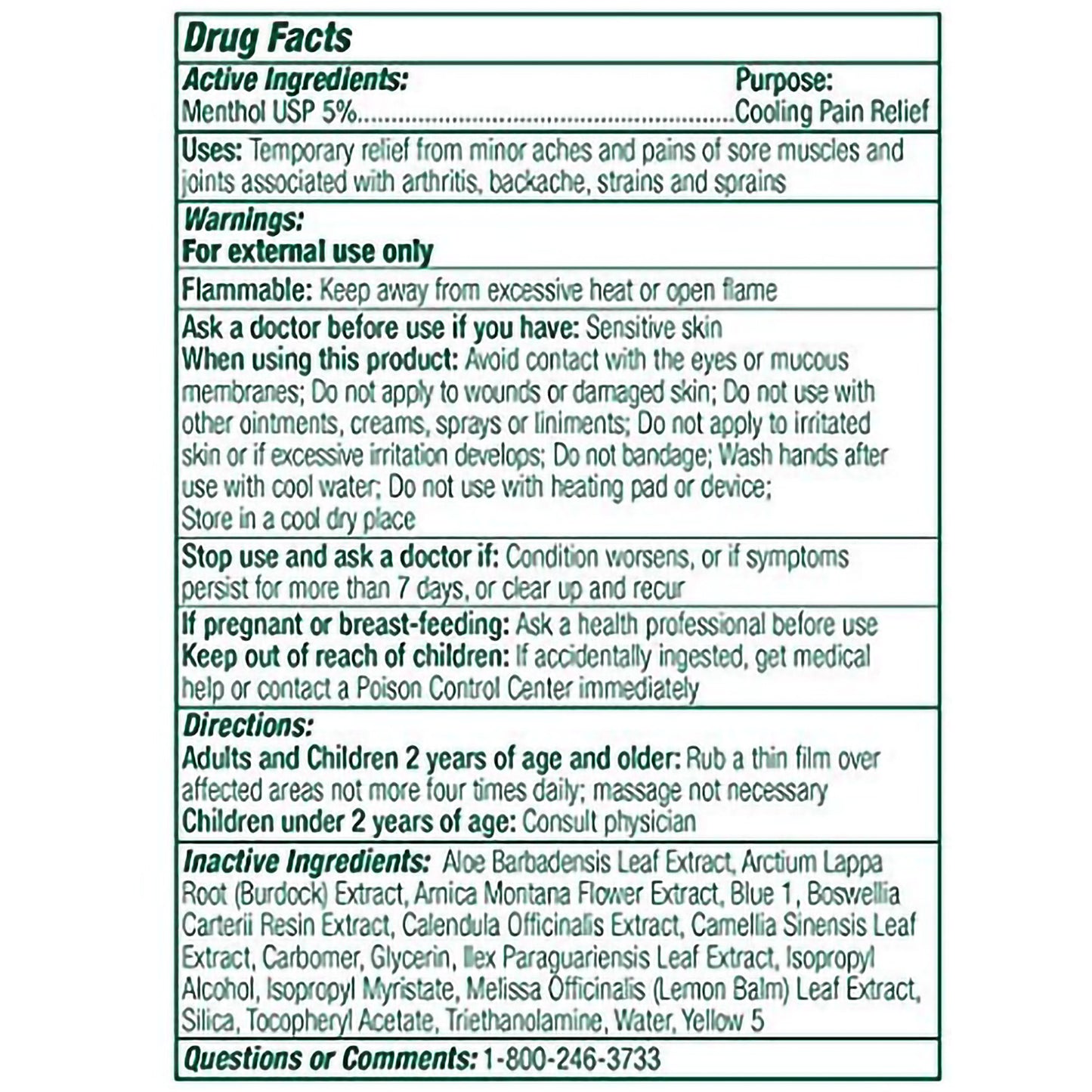 Biofreeze® Professional Topical Pain Relief 5% Strength Menthol Topical Gel 3 oz. (1027515_BX)