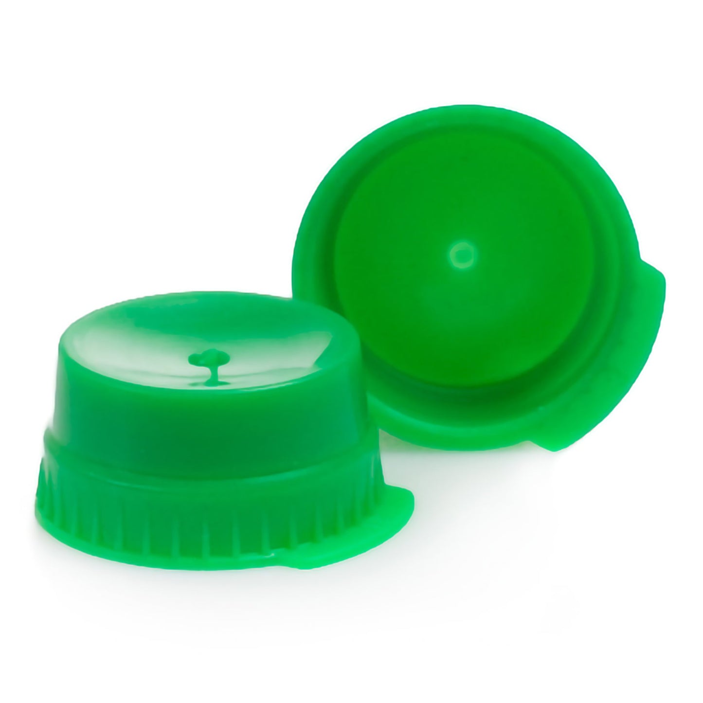 McKesson Tube Closure Polyethylene Snap Cap Green 16 mm For Use with 16 mm Blood Drawing Tubes, Glass Test Tubes, Plastic Culture Tubes NonSterile (1082105_BG)