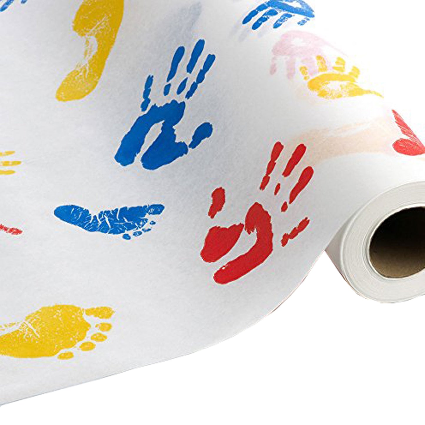 Tiny Tracks™ Table Paper 21 Inch Width 125 Foot Length Print (Hands) Crepe (381677_CS)