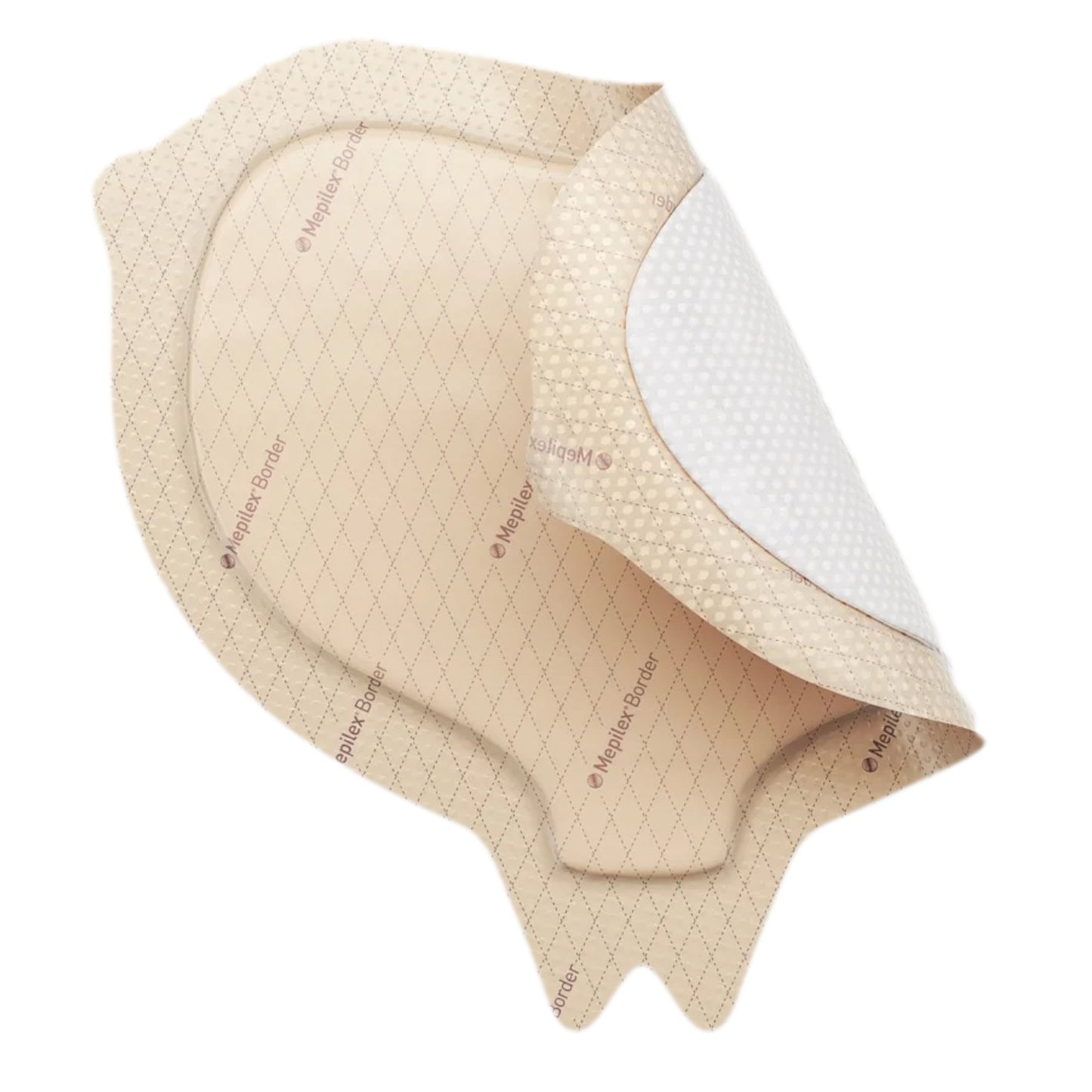 Mepilex® Border Sacrum Foam Dressing 6-1/3 X 7-9/10 Inch With Border Film Backing Silicone Adhesive Sacral Sterile (1069315_CS)