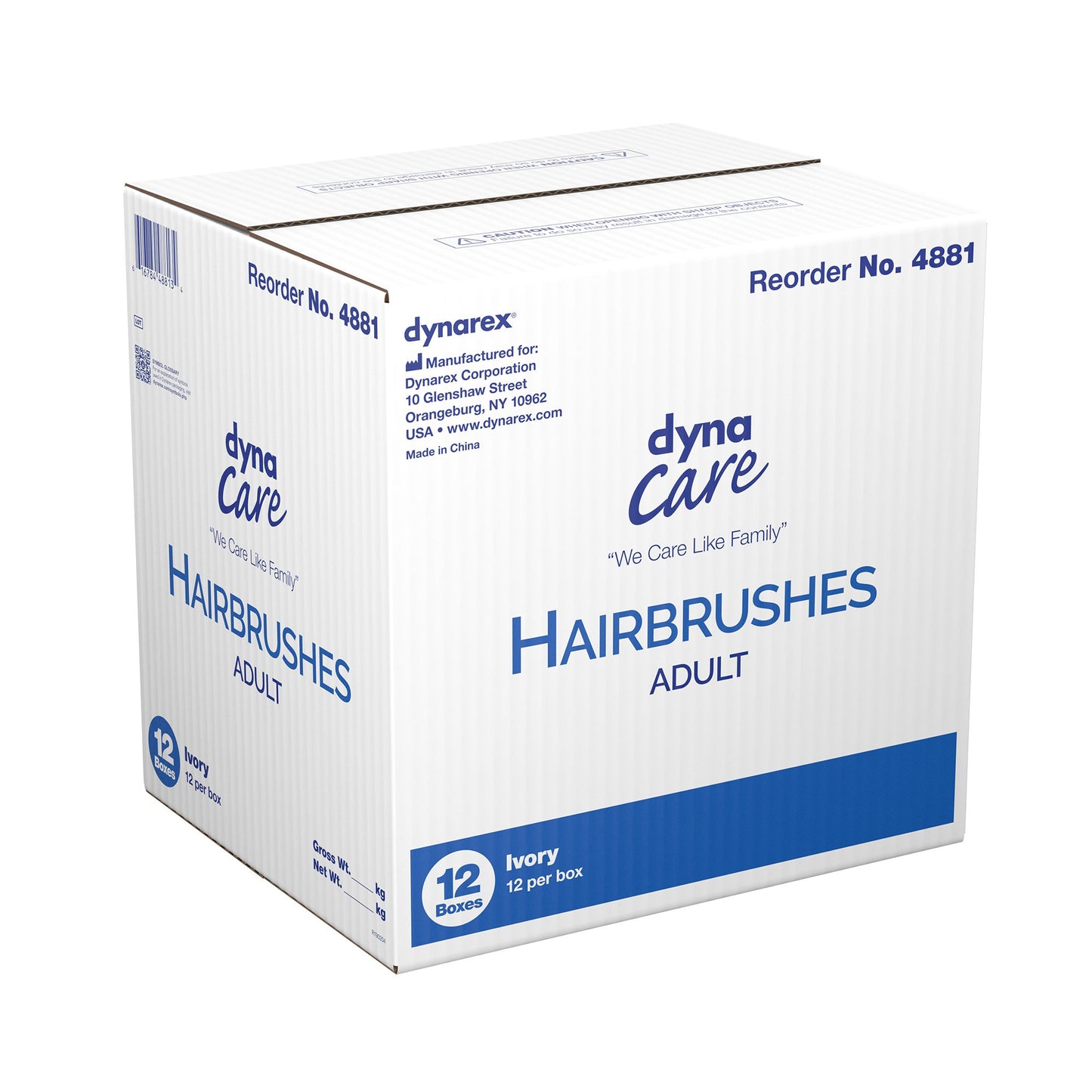dyna Care Hairbrush Nylon Bristles 9 Inch (826984_CS)